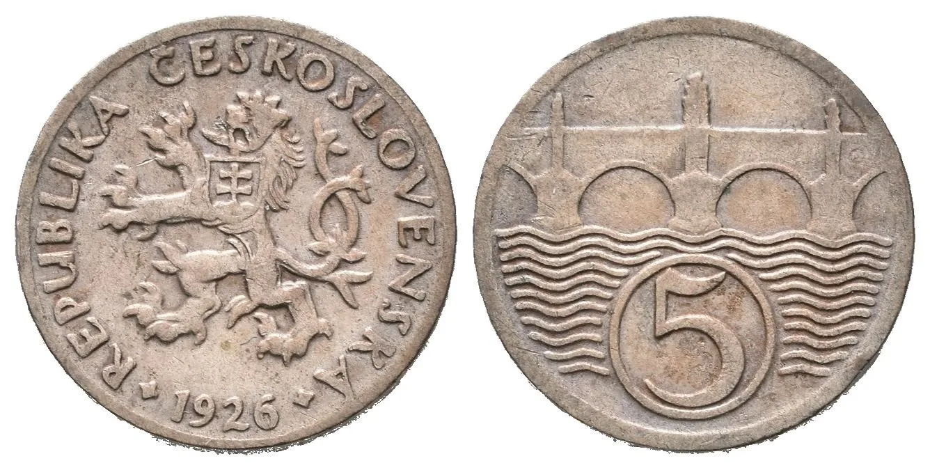 5 Haléř 1926_R! — 1