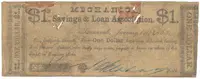 USA, Georgia, Savannah, 1 Dollar  1. 1. 1863