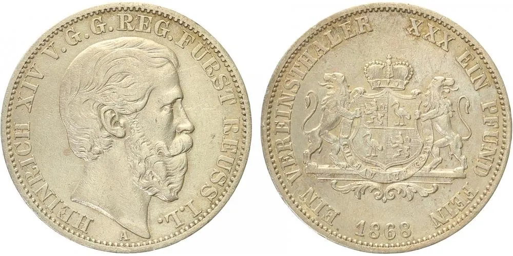 Reuss - Schleiz, Heinrich XIV., 1867 - 1913 — 1