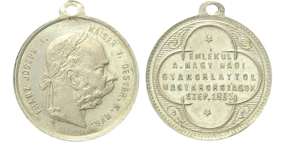 František Josef I., medaile vojenských manévrů — 1