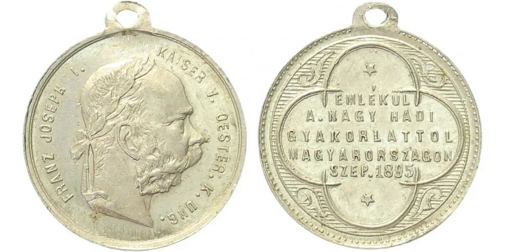 František Josef I., medaile vojenských manévrů — 1
