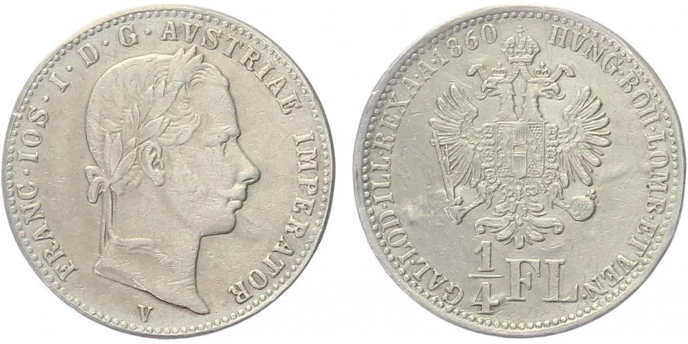 Rakouská a spolková měna, 1857 - 1892 — 1