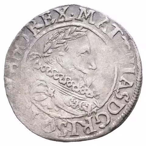 3 Krejcar 1615, Vídeň-Fellner, patina, rysky, ned._RR!