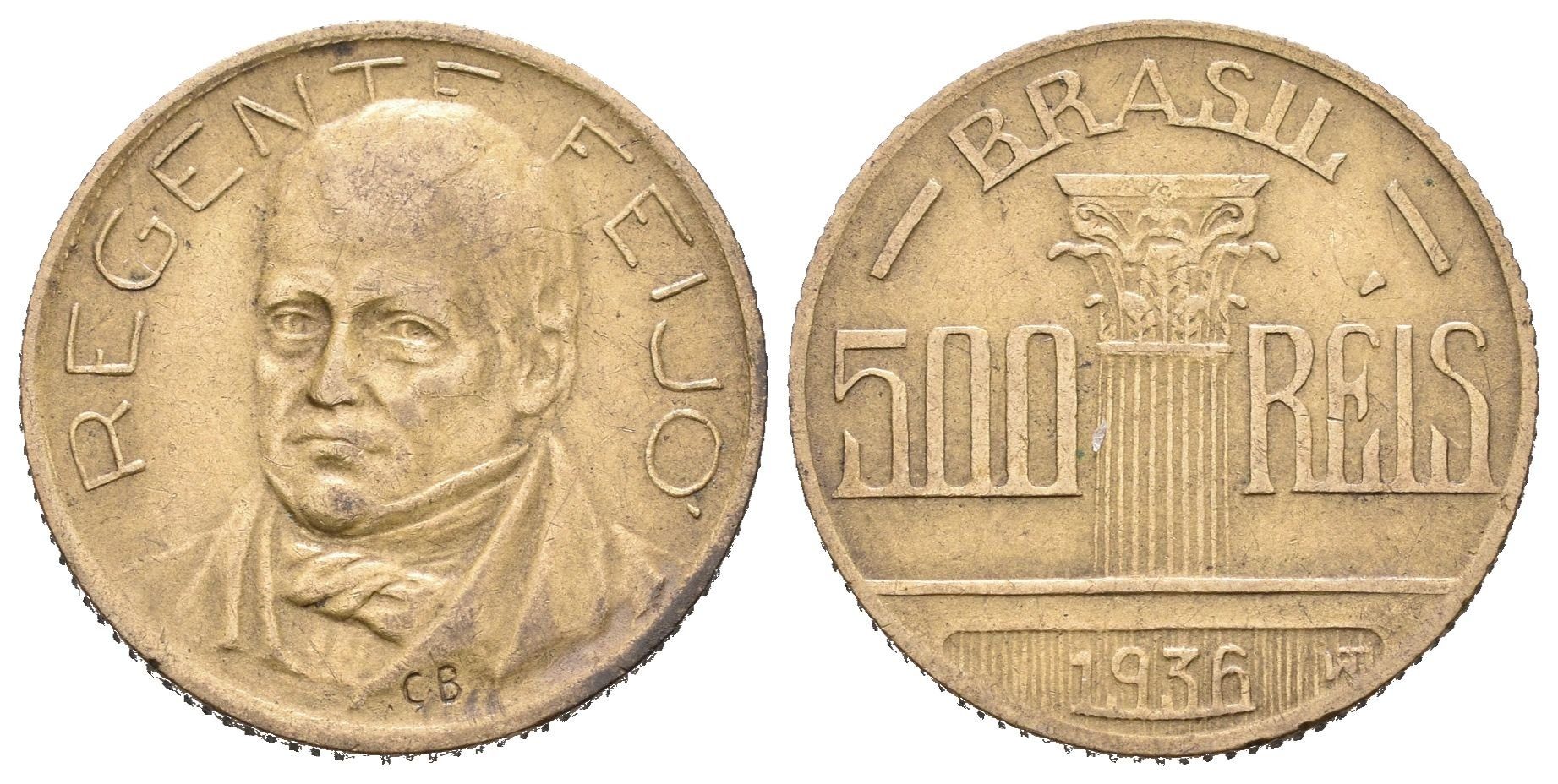 Brazílie, 500 Reis 1936