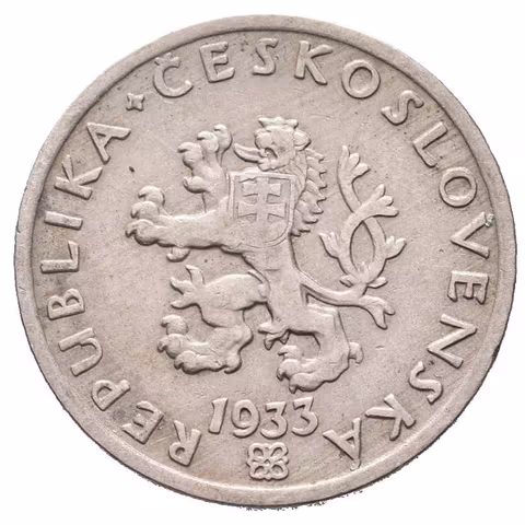 20 Haléř 1933, pěkná zachovalost, patina, rysky_R!