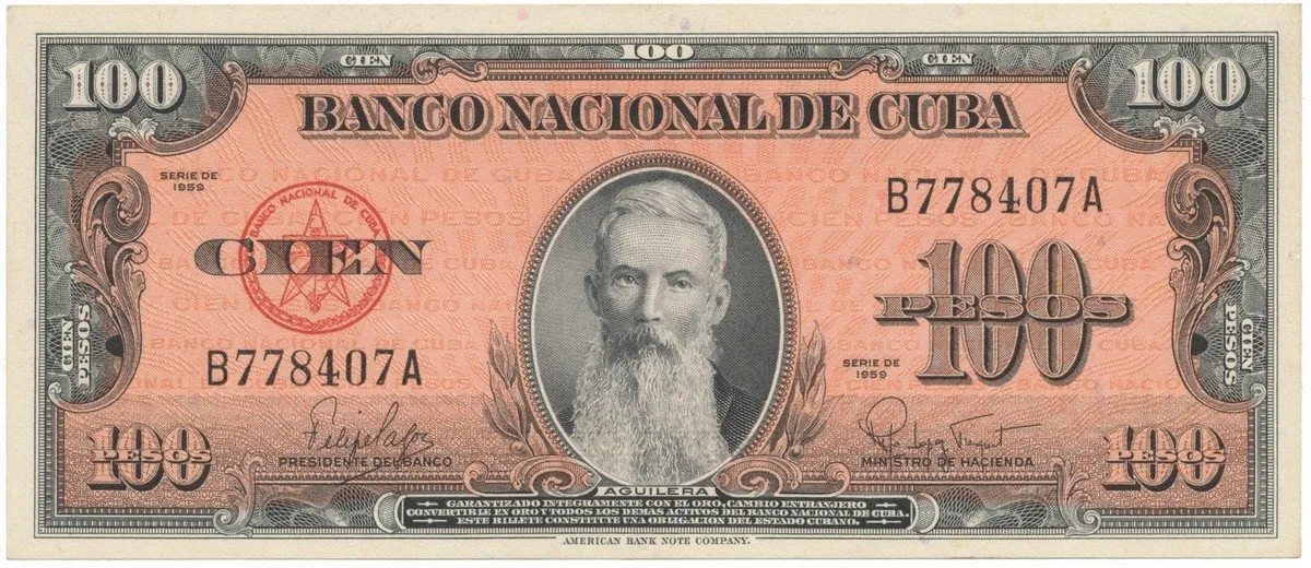 Kuba, 100 Pesos 1959, P.93a