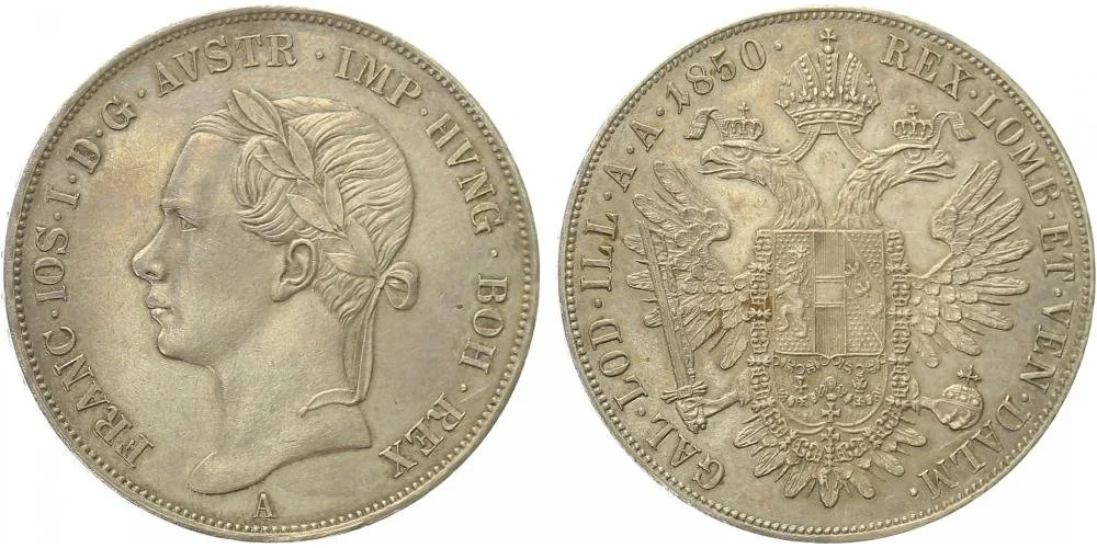 Konvenční měna, 1848 - 1857 — 1