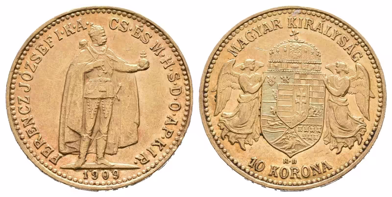 10 Koruna 1909 KB