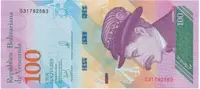 Venezuela, 100 Bolivares 2018, P.106a