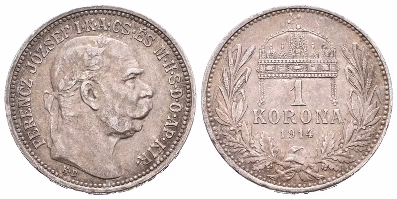 1 Koruna 1914 KB