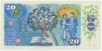 20 Koruna / 1988, kolkovaná 1993, série H, Hej.SK001aH - fotografie 2