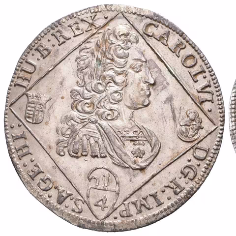 1/4 Tolar 1732 NB, Nagybánya Husz.1623, krásná zachovalost, patina, pěkně vyražený,