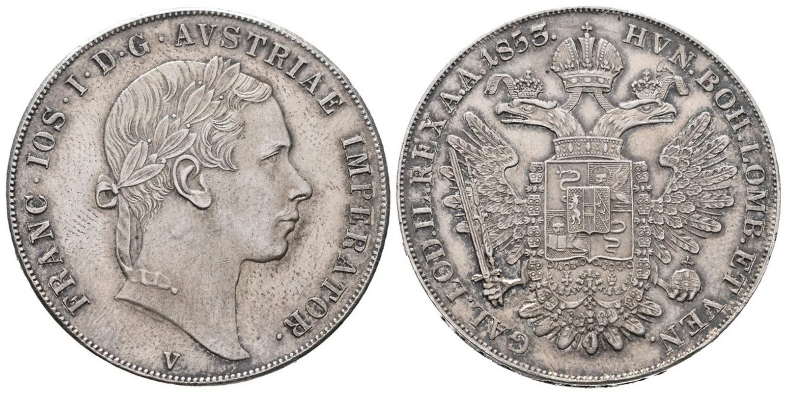 Konvenční měna, 1848 - 1857 — 1