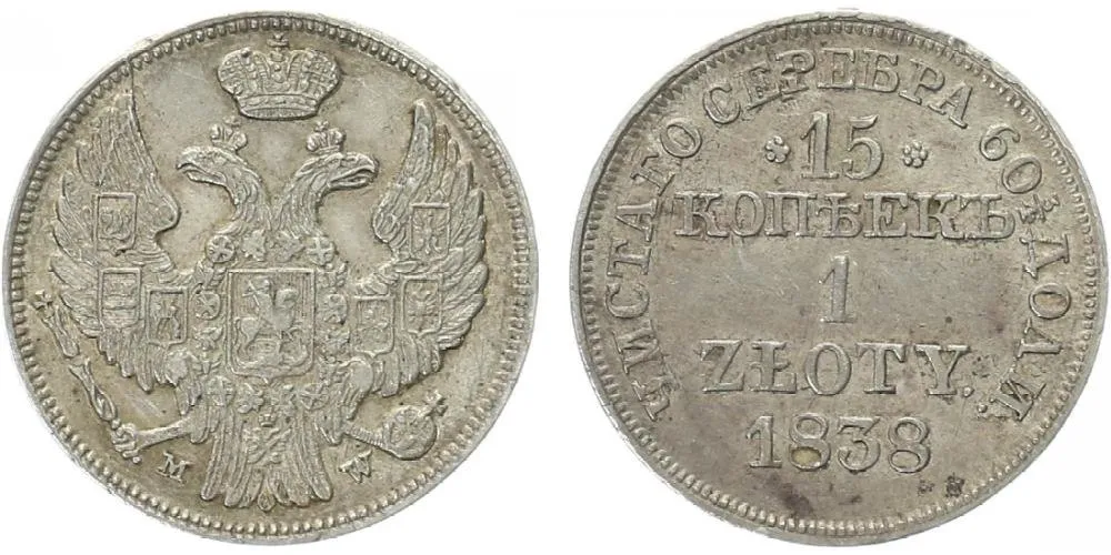 Ražby pro Polsko, Mikuláš I., 1825 - 1855 — 1