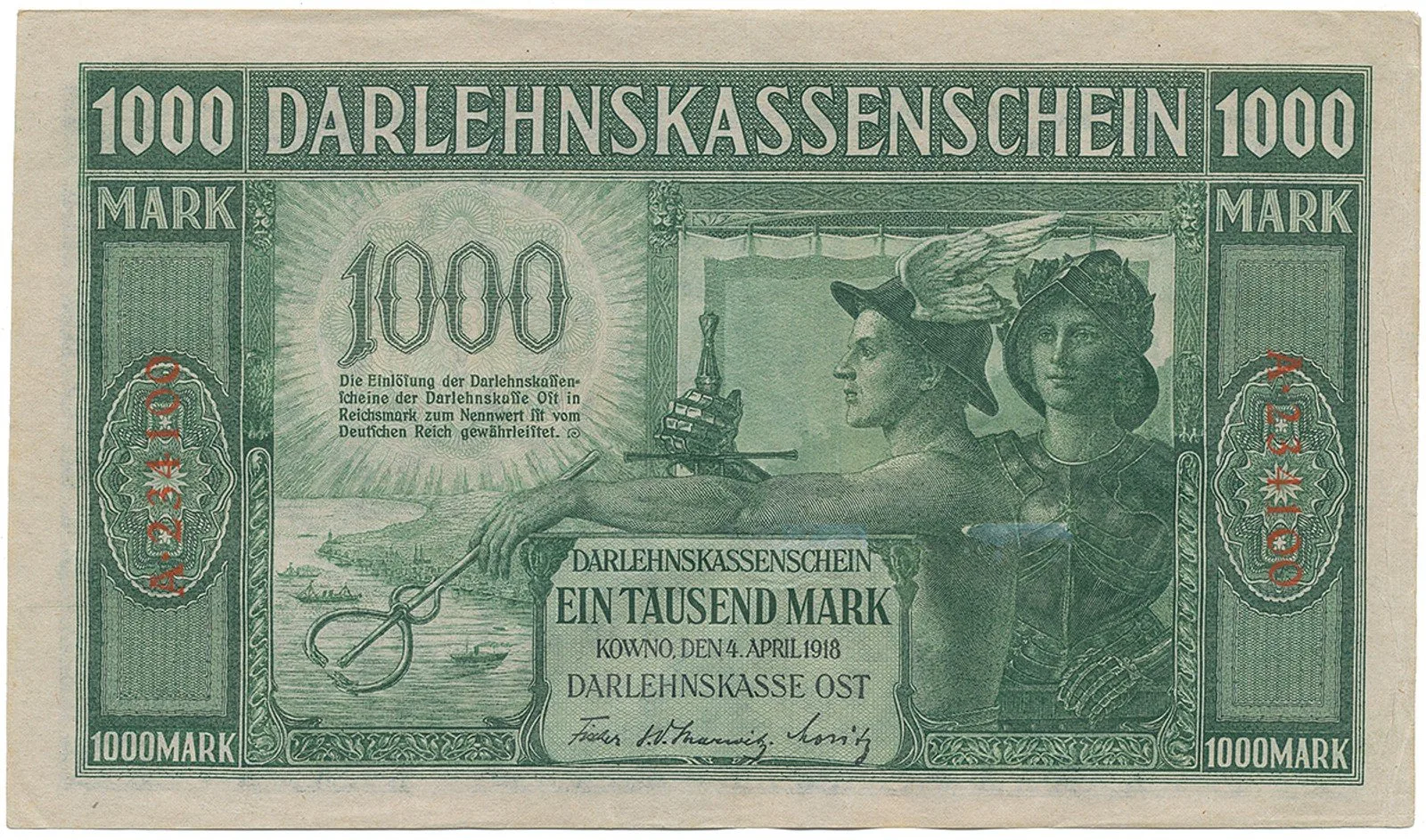 Německo - okupovaná území, 1914 - 1918 — 1