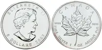 Kanada, 5 Dollars 2007 - Maple Leaf