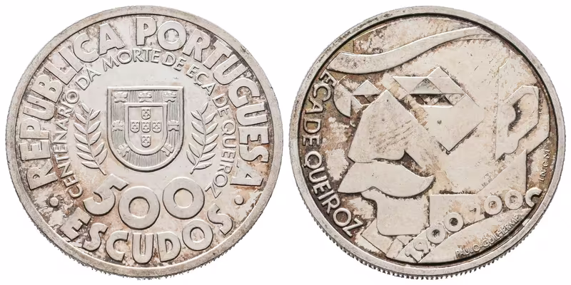 Portugalsko, 500 Escudos 2000 - José Maria de Eça de Queirós