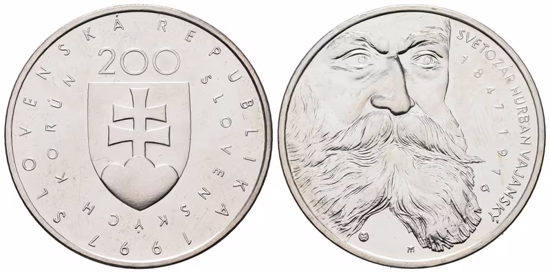 200 Sk 1997 - Svetozár Hurban Vajanský, běžná kvalita