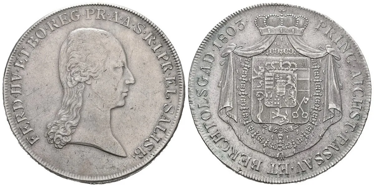 Salzburg - arcibiskupství, Ferdinand von Habsburg, 1803 - 1806 — 1