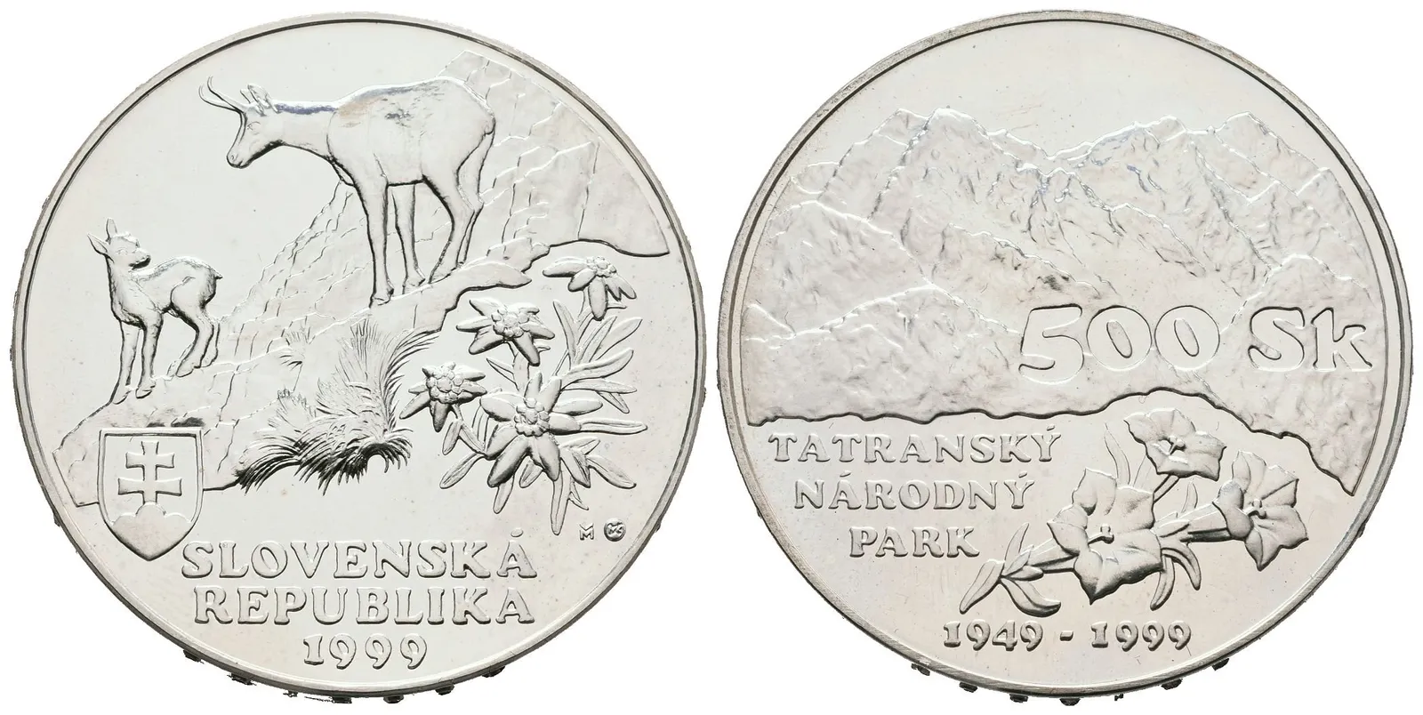 500 Sk 1999 - Tatranský národní park, běžná kvalita