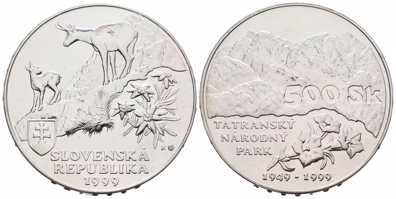 500 Sk 1999 - Tatranský národní park, běžná kvalita