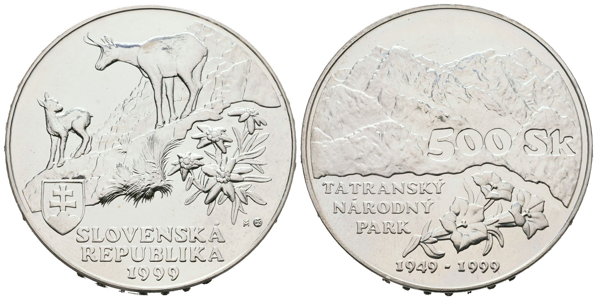 500 Sk 1999 - Tatranský národní park, běžná kvalita