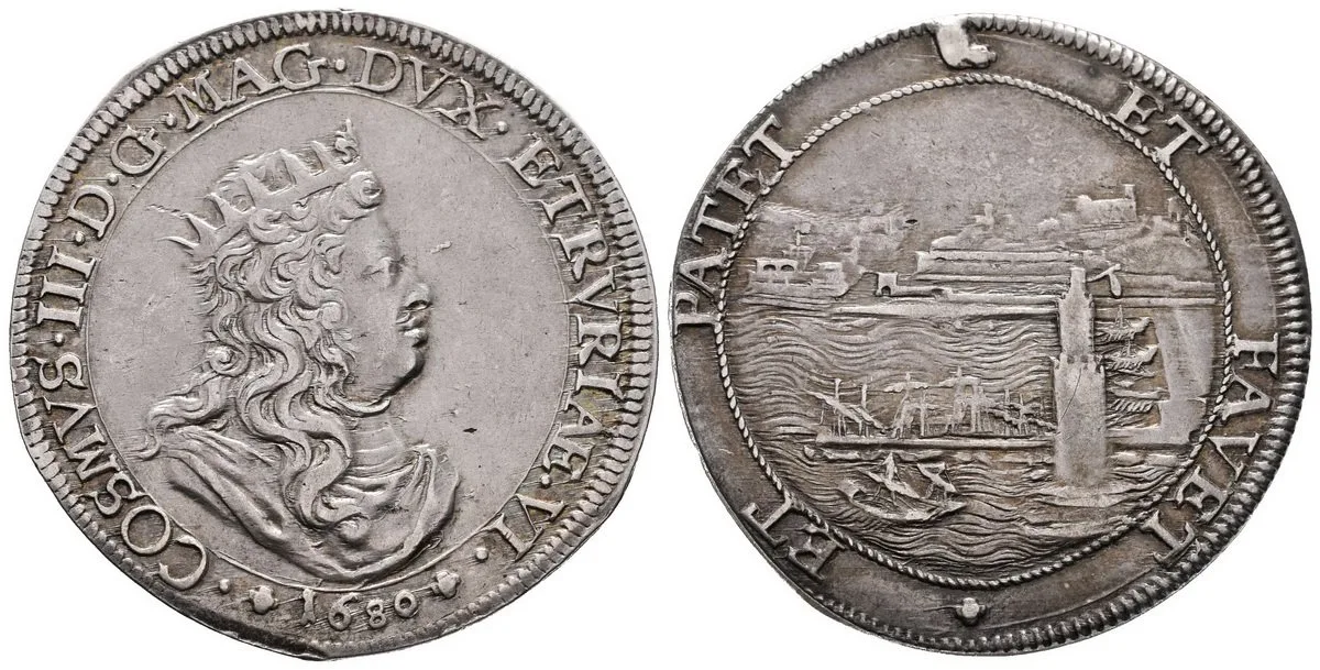 Itálie - Toskánsko, Cosimo III. Medici, 1670 - 1723 — 1