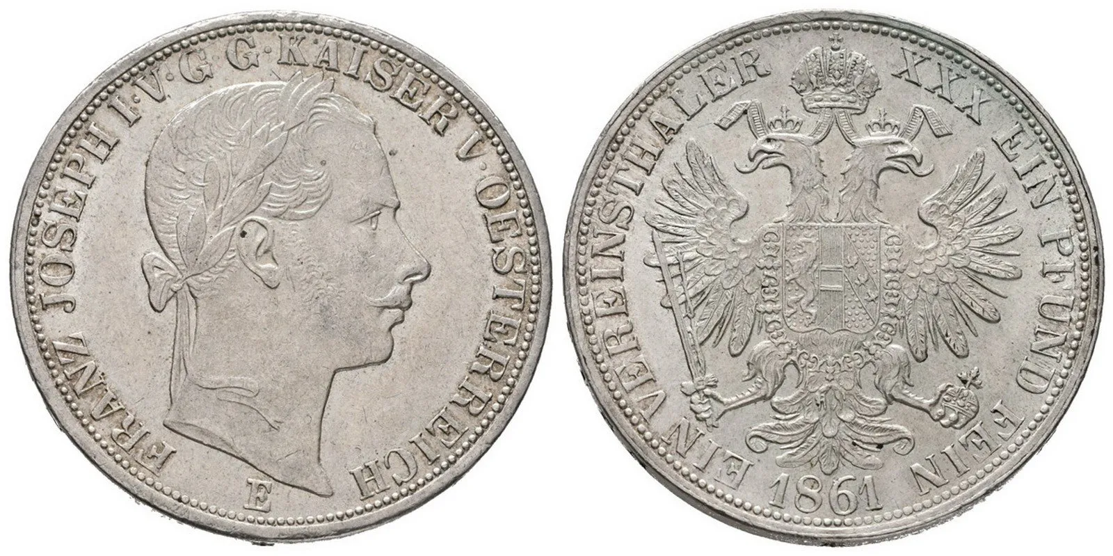 Rakouská a spolková měna, 1857 - 1892 — 1