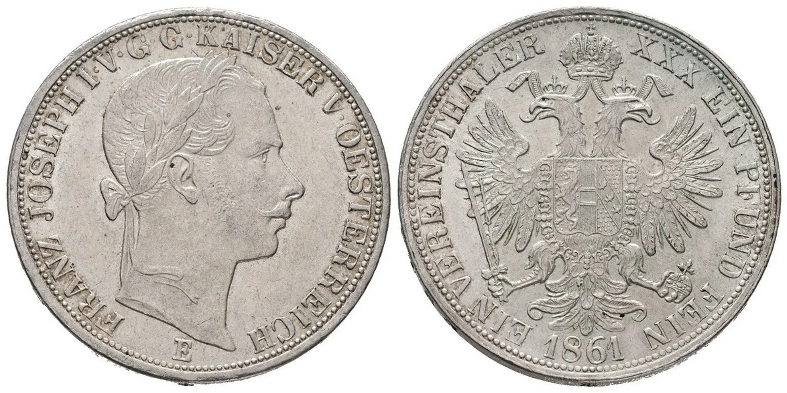 Rakouská a spolková měna, 1857 - 1892 — 1