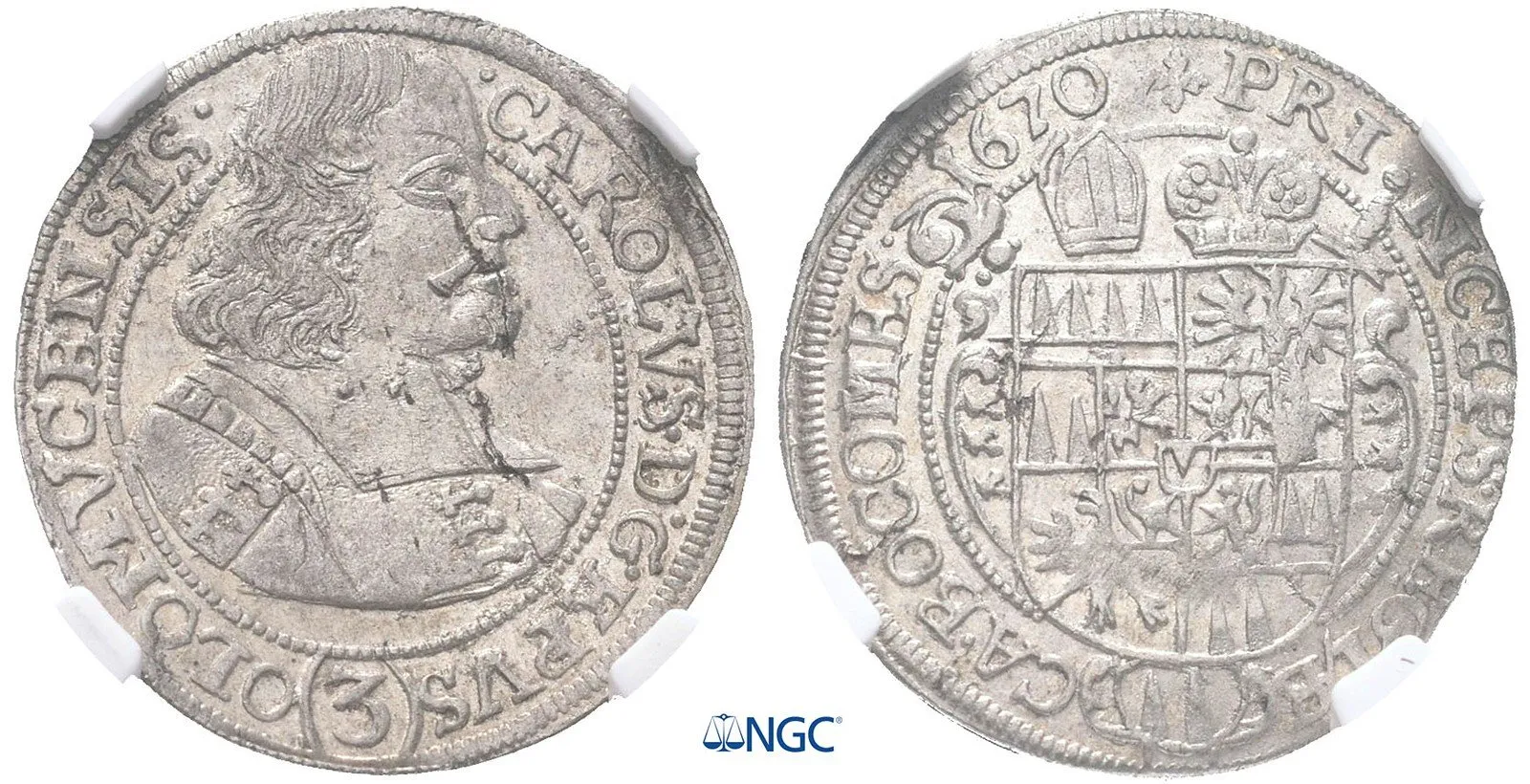Olomouc - biskupství, Karel II. Liechtenstein, 1664 - 1695 — 1