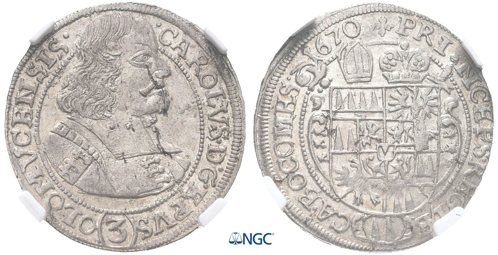 Olomouc - biskupství, Karel II. Liechtenstein, 1664 - 1695 — 1
