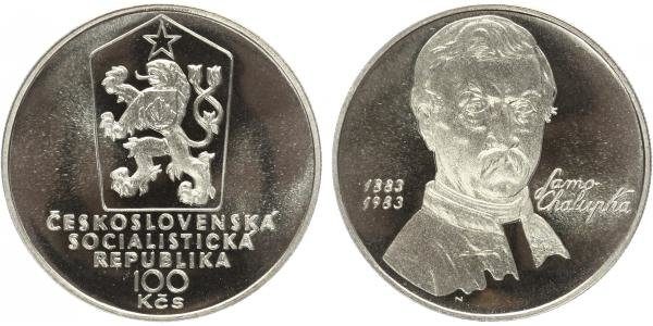 100 Kčs 1983 - Samo Chalupka, PROOF