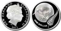 Nový Zéland, Dollar 2011 - Kiwi