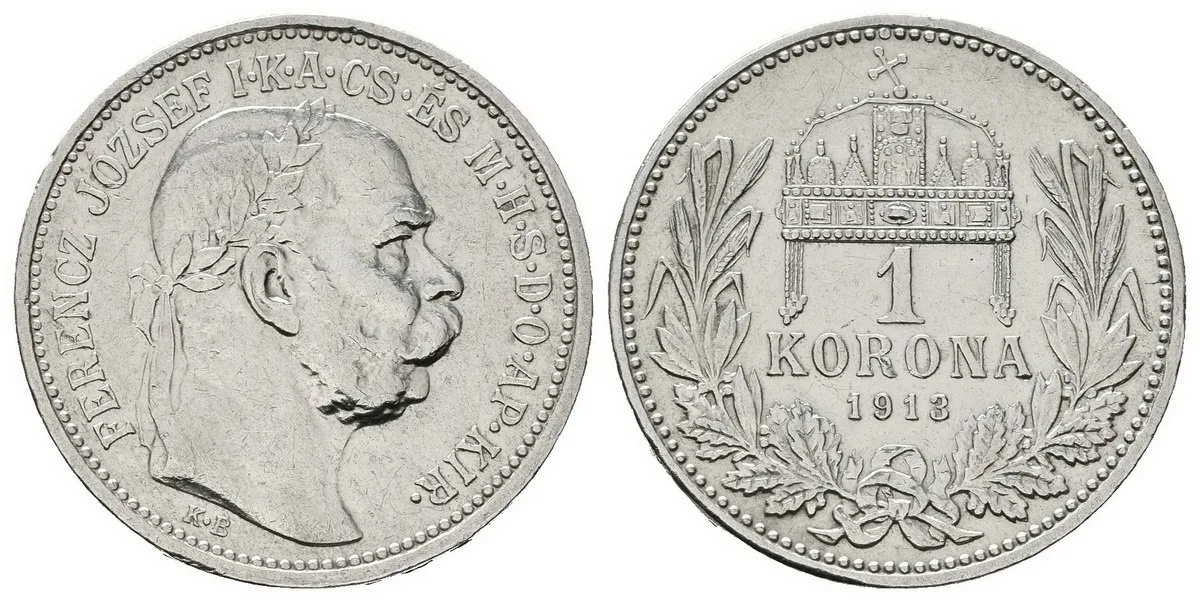Korunová měna, 1892 - 1918 — 1