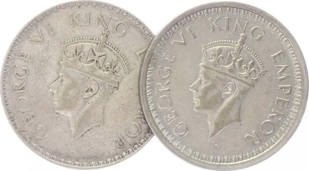Indie, George VI., 1936 - 1952 — 1