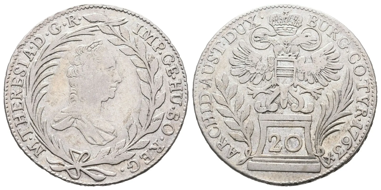 Marie Terezie, 20 Krejcar 1763, Vídeň