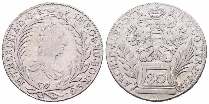 Marie Terezie, 20 Krejcar 1763, Vídeň