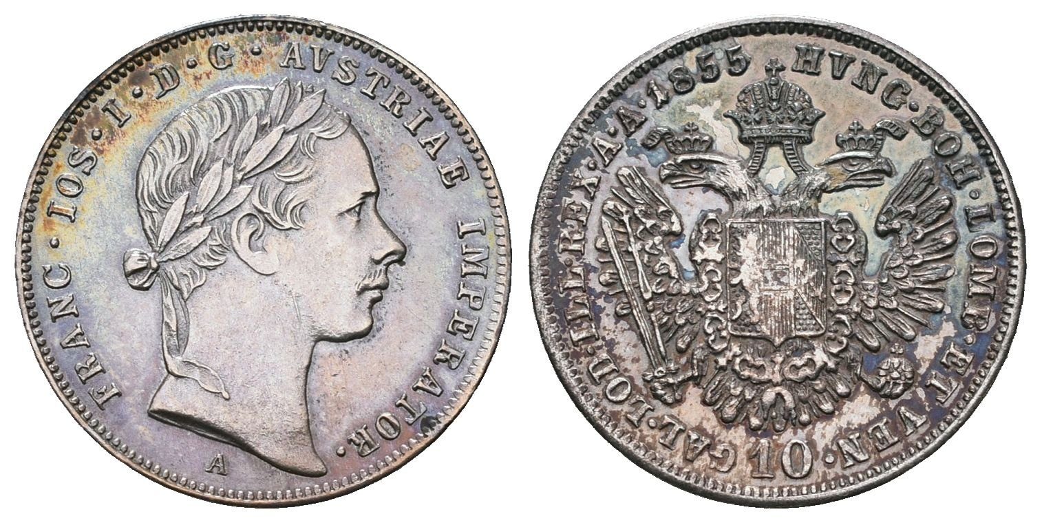 10 Krejcar 1855 A