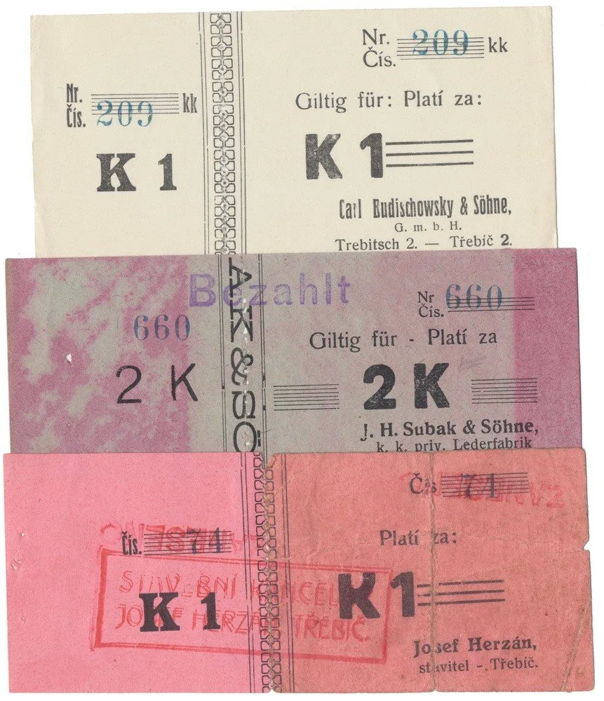 Nouzovky české od roku 1914 — 1