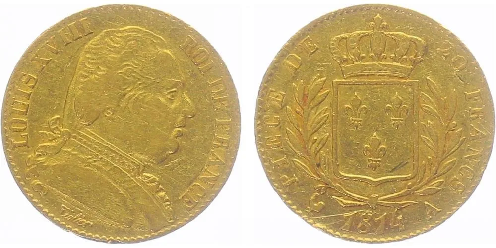 Francie, Louis XVIII., 1814/1815 - 1824 — 1
