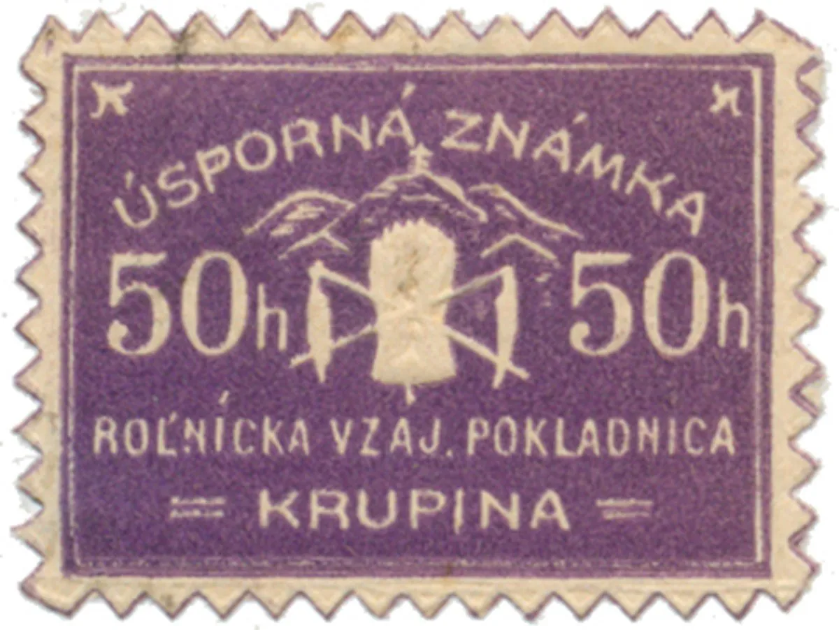 Úsporné známky — 1