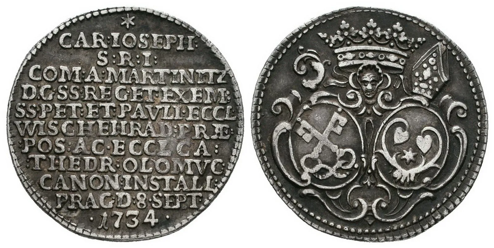 Praha - Vyšehrad, Karel Josef hrabě z Martinic, 1734 - 1768 — 1