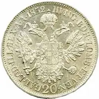 Konvenční měna, 1848 - 1857 — 2