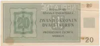 20 Koruna 1944, série A, NEPLATNÉ, Hej.40a.S2 - fotografie 2