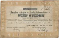 Německo, Kaiserslautern, 5 Gulden 1870