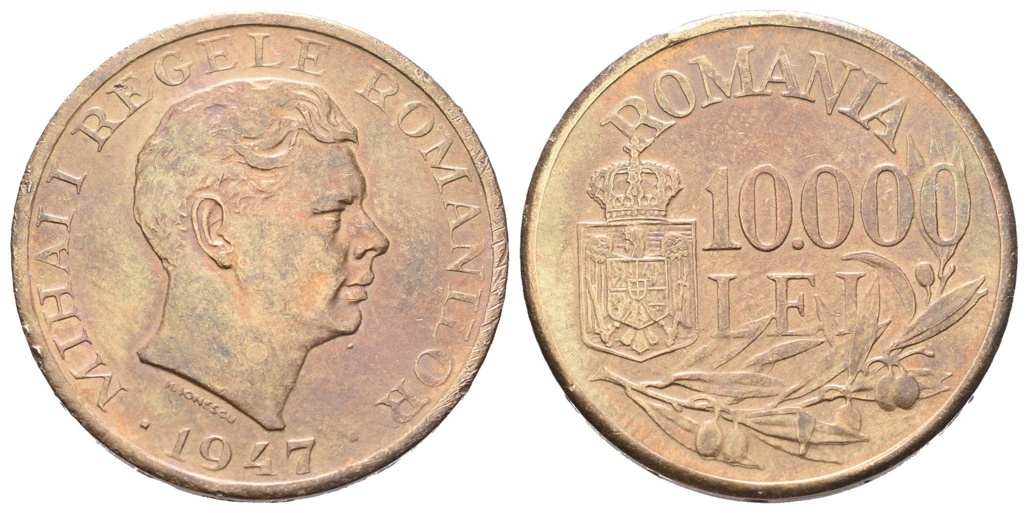 Rumunsko, 10 000 Lei 1947