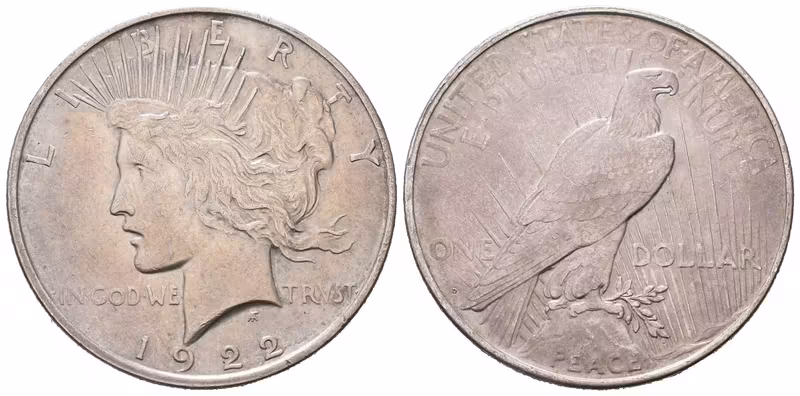 USA, 1 Dollar 1922 D