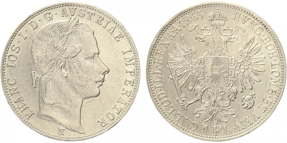 Rakouská a spolková měna, 1857 - 1892 — 1