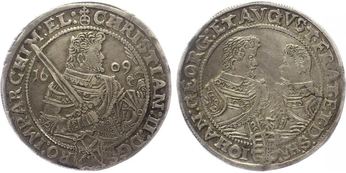 Sasko, Christian II., Johann Georg I. a August, 1591 - 1611 — 1