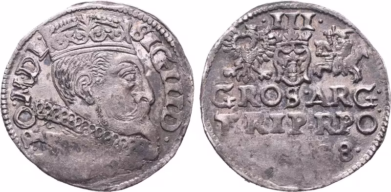 Polsko, III Groš 1598, Poznaň